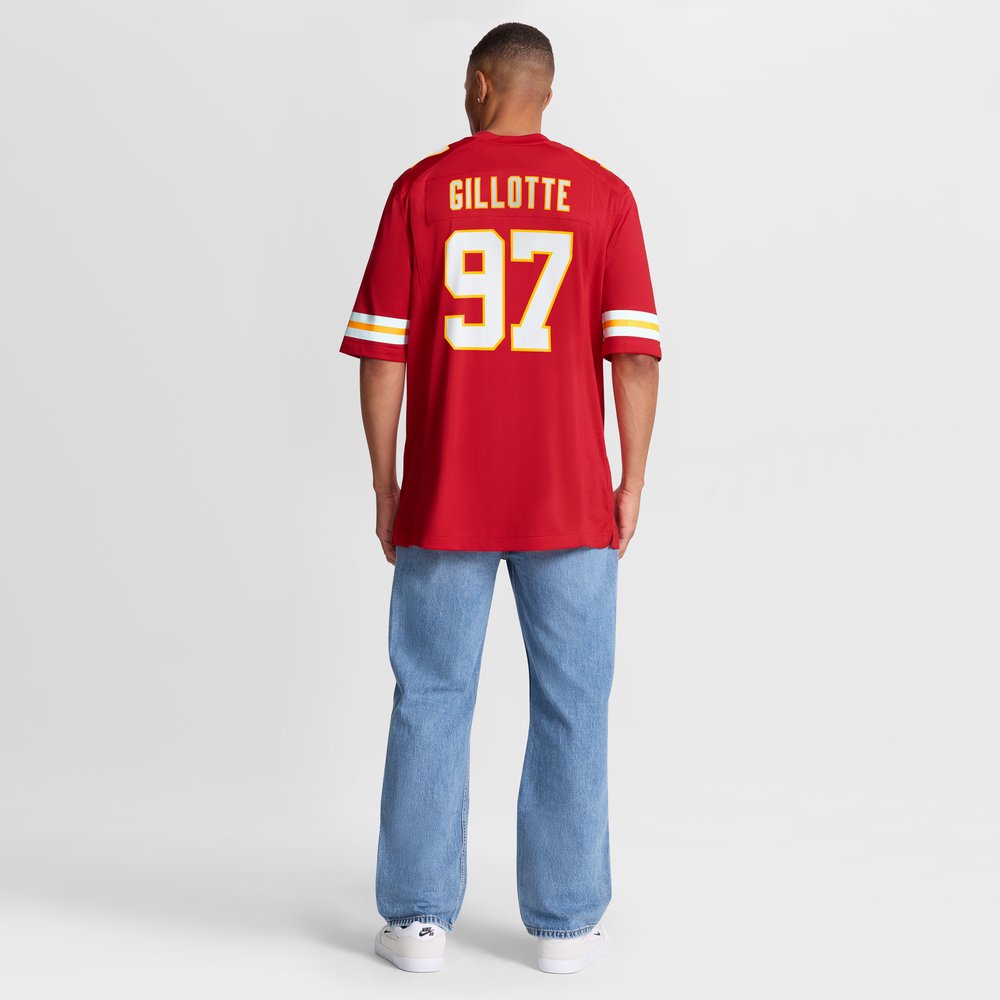 Ashton Gillotte Kansas City Chiefs Team Game Jersey - Red - Image 9