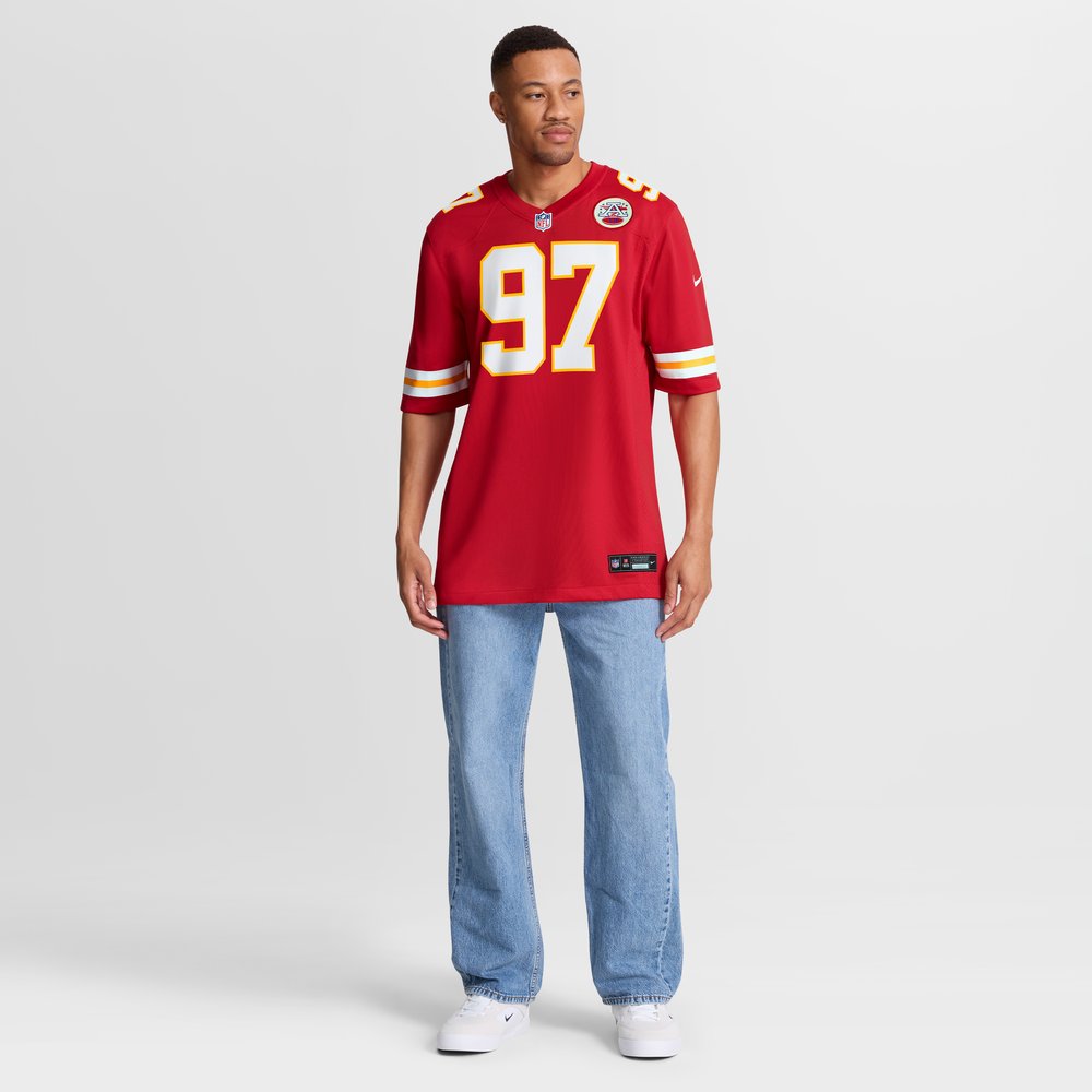 Ashton Gillotte Kansas City Chiefs Team Game Jersey - Red - Image 8