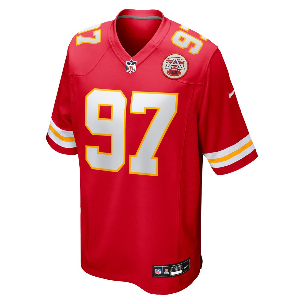 Ashton Gillotte Kansas City Chiefs Team Game Jersey - Red - Image 3