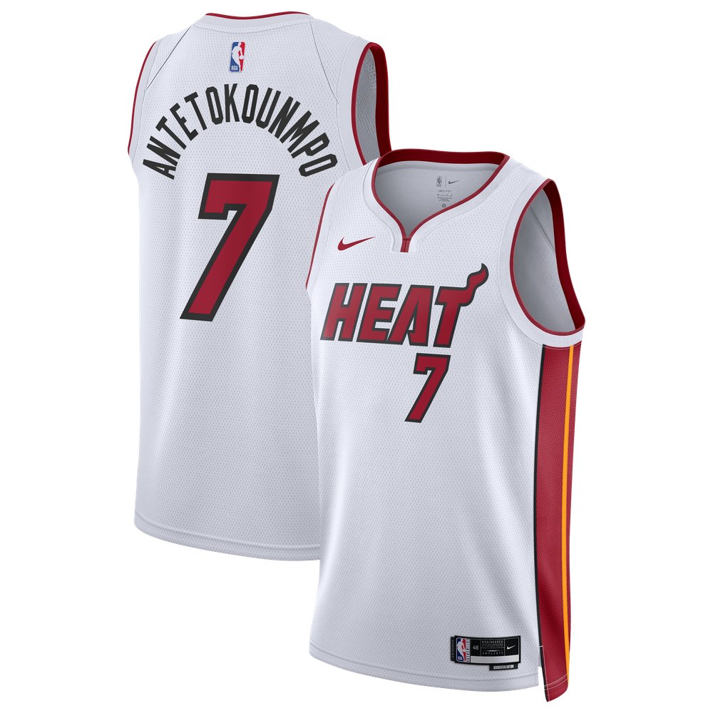 Giannis Antetokounmpo Miami Heat Unisex Swingman Jersey - Association Edition - White