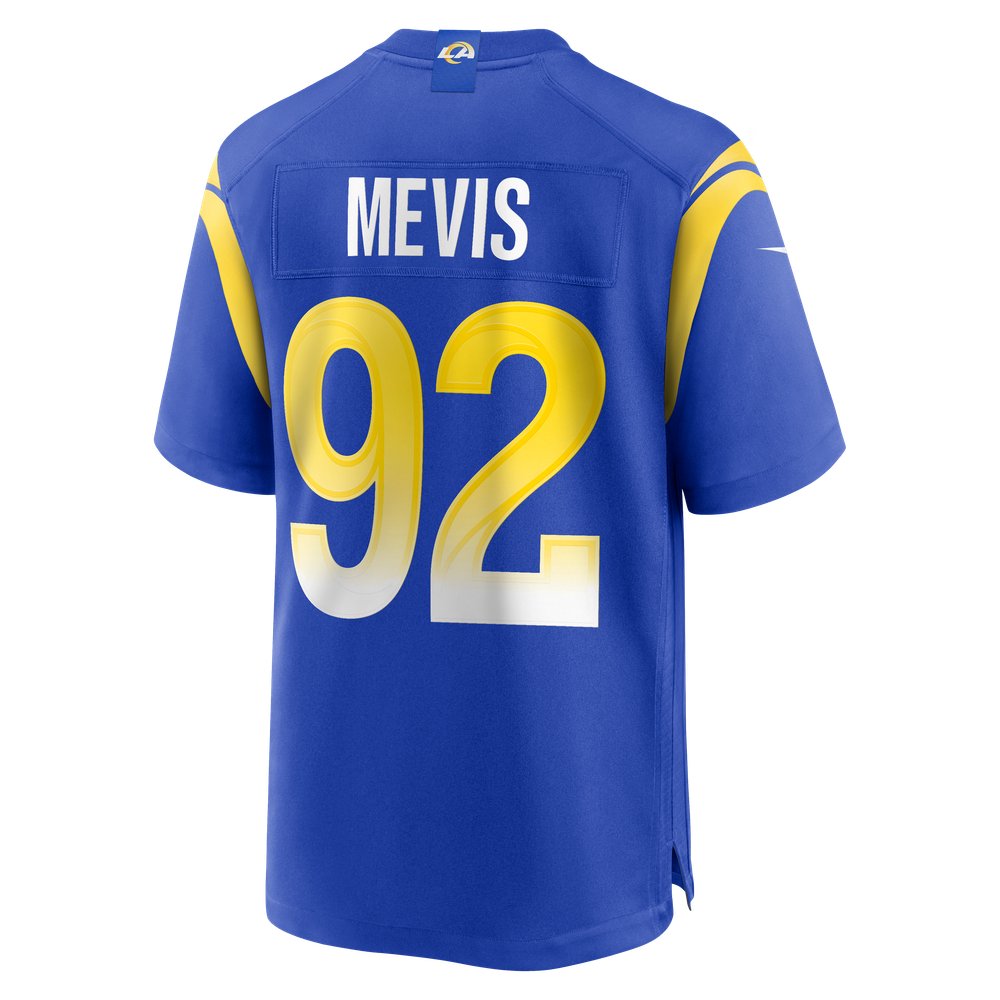Harrison Mevis Los Angeles Rams Team Game Jersey - Royal - Image 4