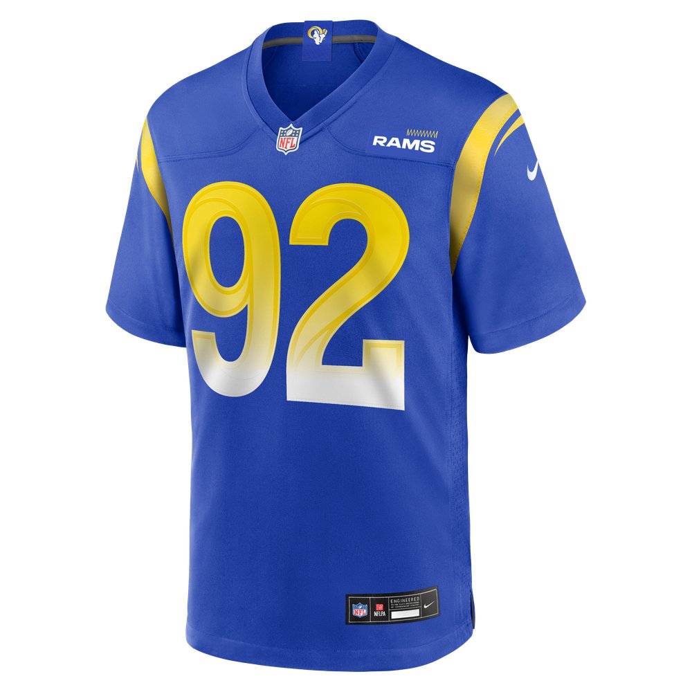 Harrison Mevis Los Angeles Rams Team Game Jersey - Royal - Image 3