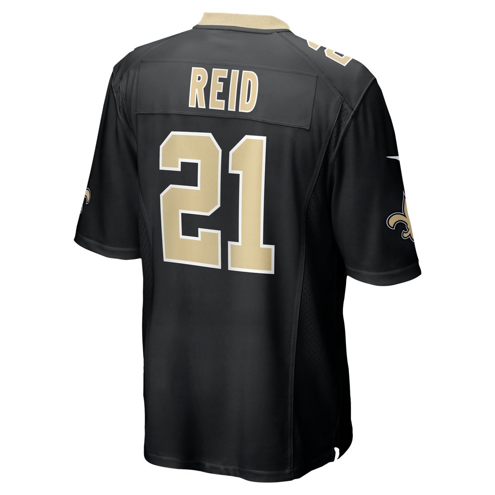 Justin Reid New Orleans Saints Team Game Jersey - Black - Image 4