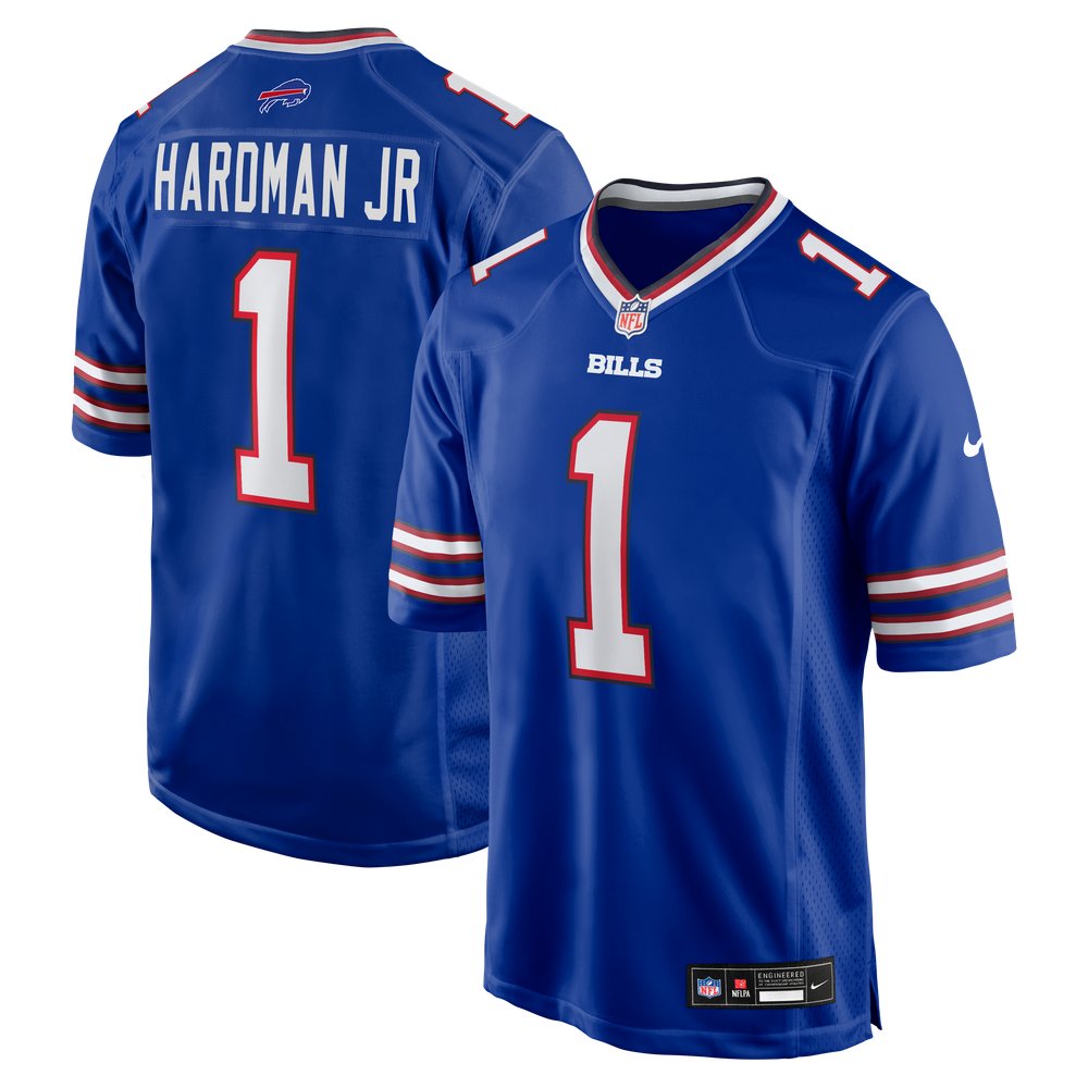 Mecole Hardman Buffalo Bills Team Game Jersey - Royal