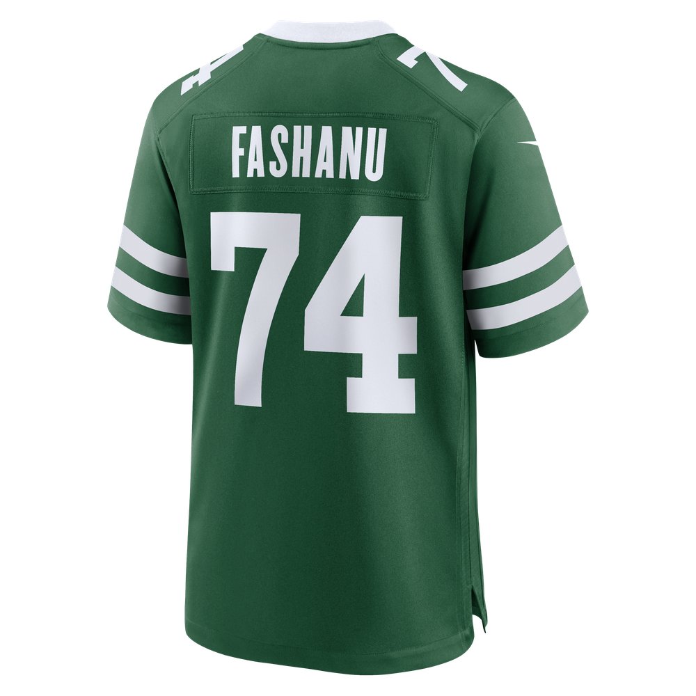 Olu Fashanu New York Jets Player Game Jersey - Gotham Green - Image 4