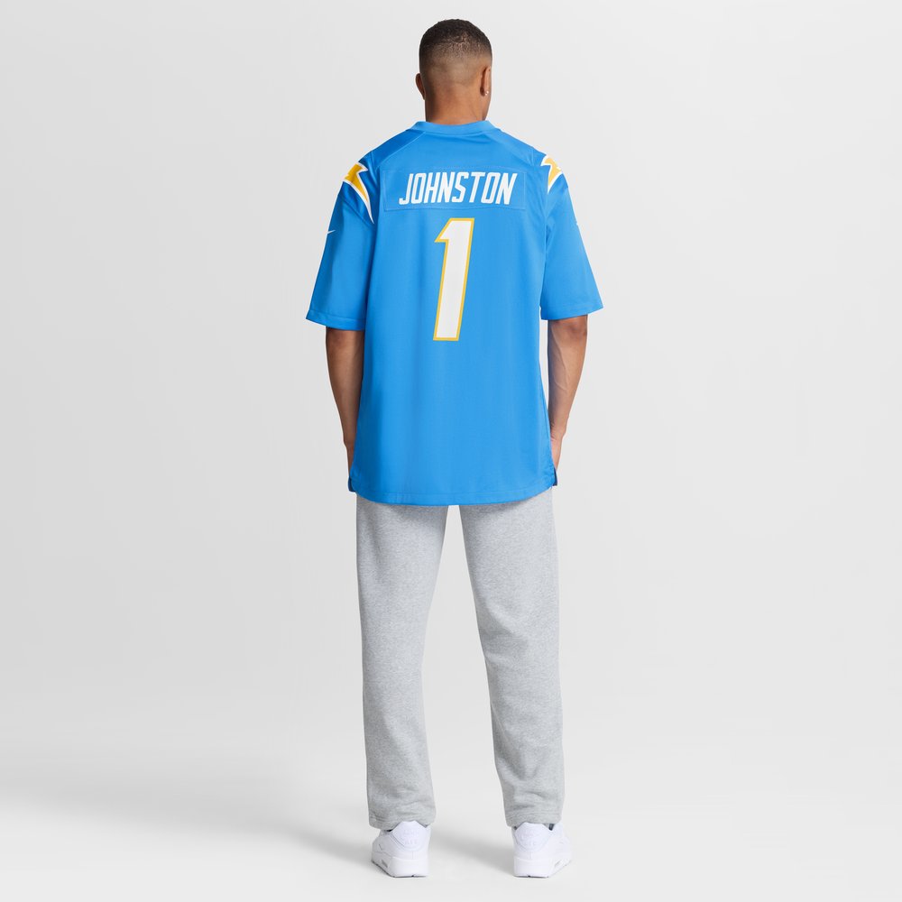 Quentin Johnston Los Angeles Chargers Alternate Charger Power Game Player Jersey - Powder Blue - Image 9