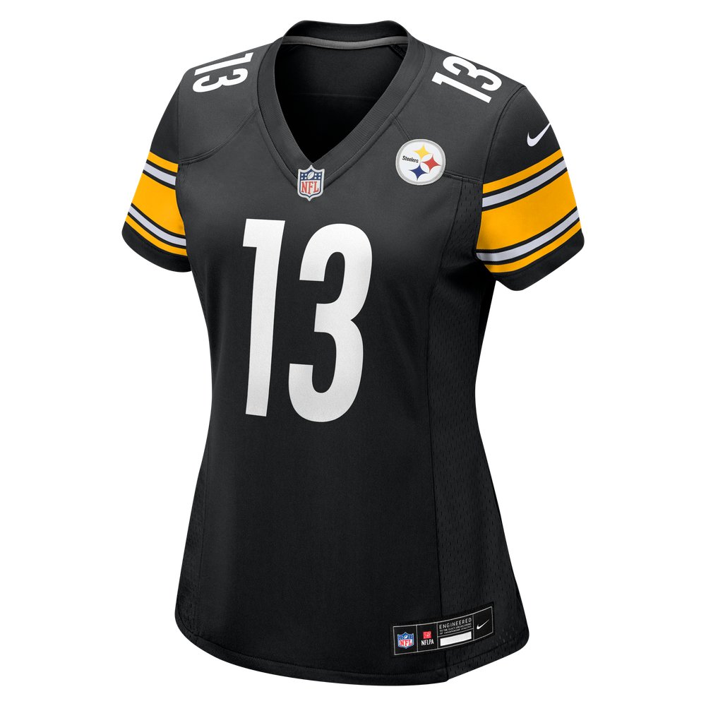 Rico Dowdle Pittsburgh Steelers Women's Team Game Jersey - Black - Image 3