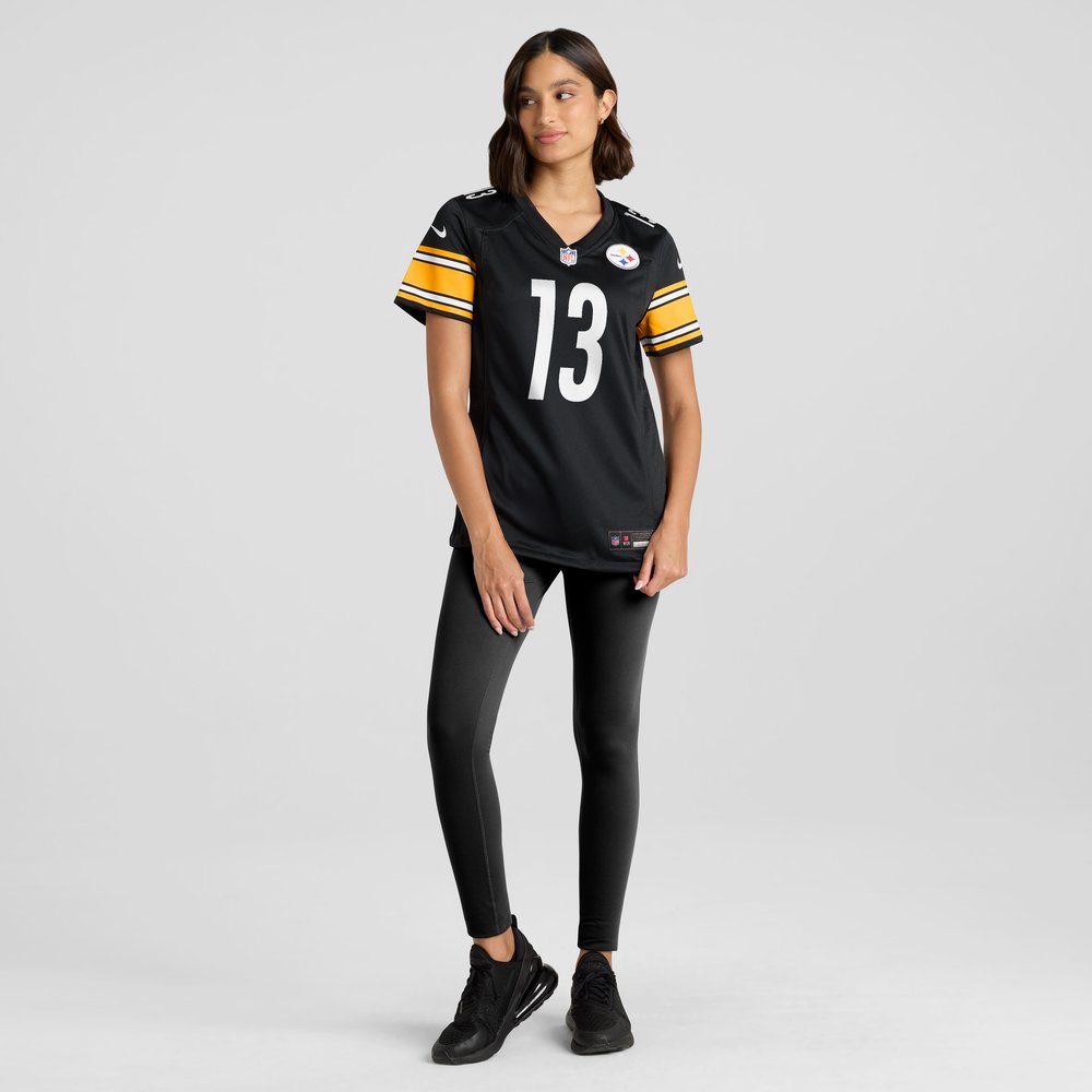 Rico Dowdle Pittsburgh Steelers Women's Team Game Jersey - Black - Image 5