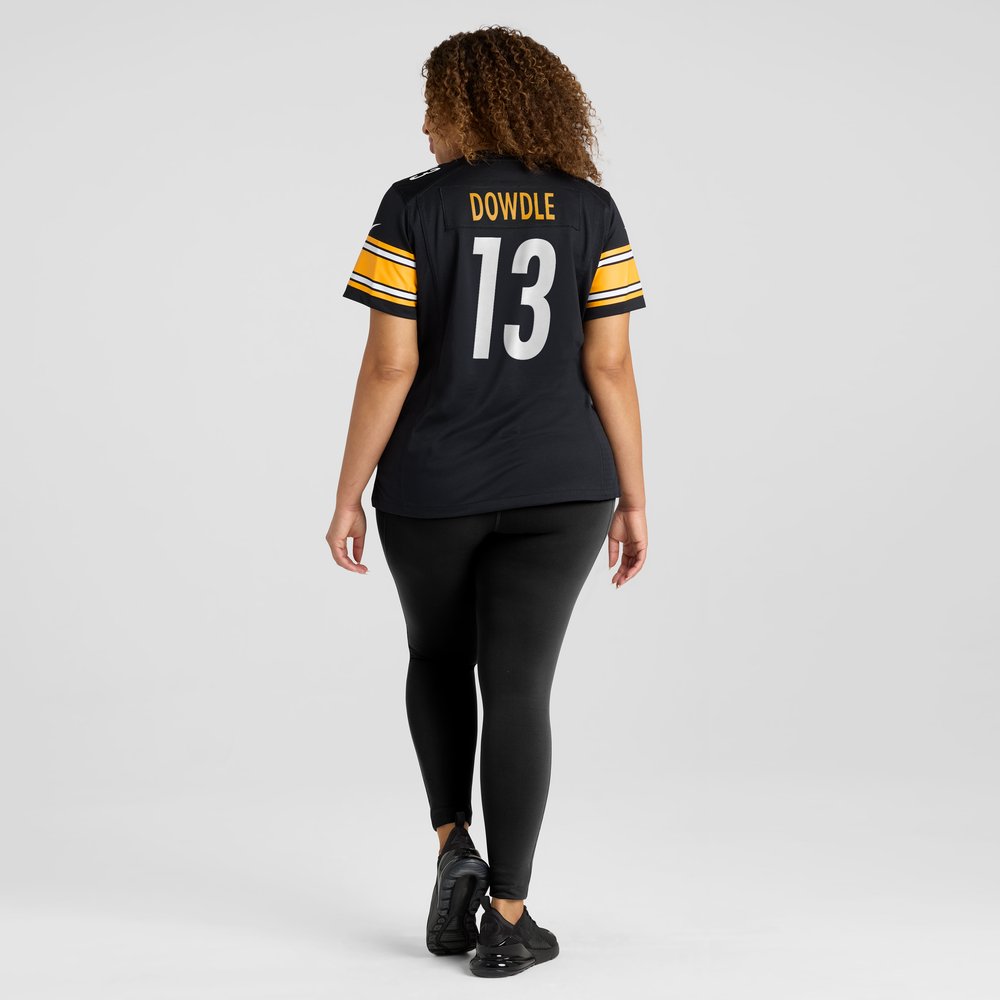Rico Dowdle Pittsburgh Steelers Women's Team Game Jersey - Black - Image 8