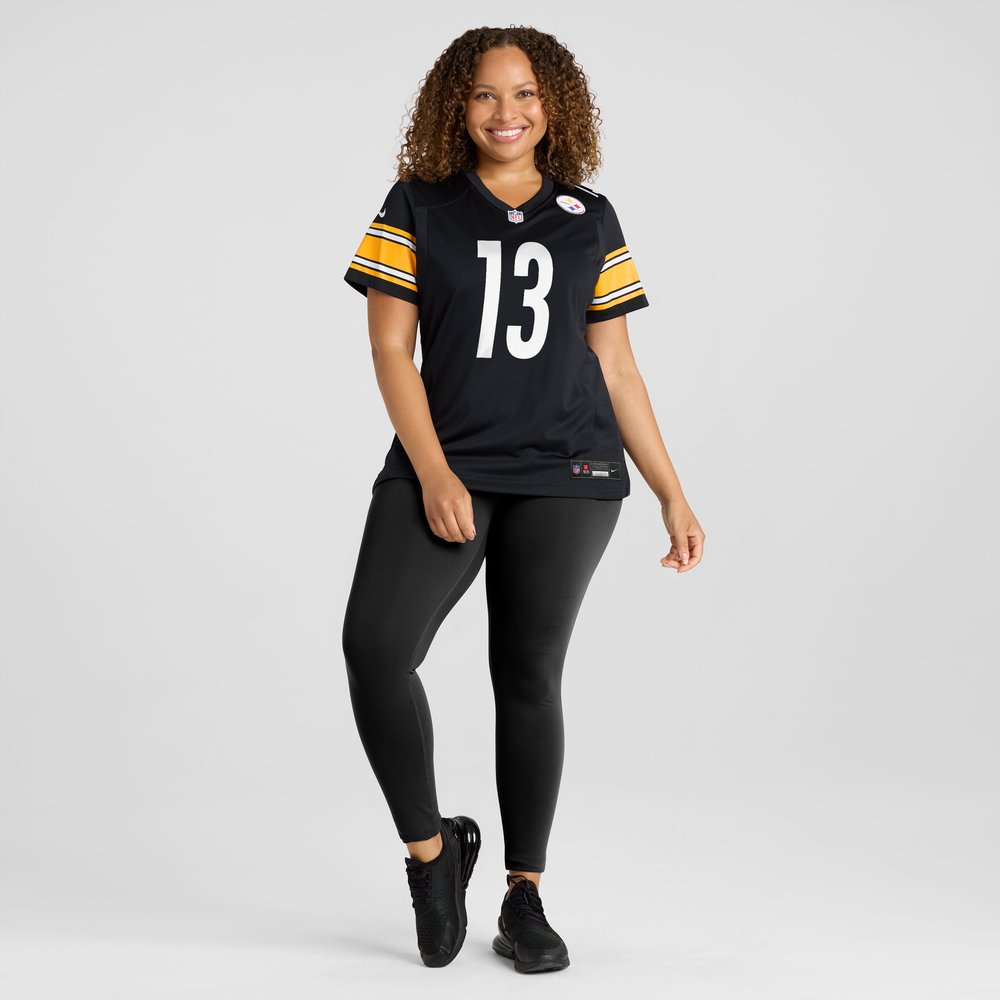 Rico Dowdle Pittsburgh Steelers Women's Team Game Jersey - Black - Image 7