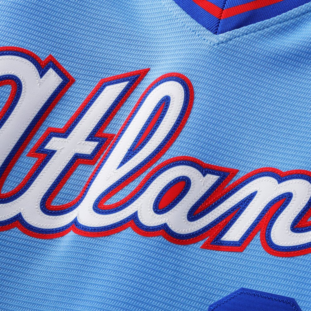 Spencer Strider Atlanta Braves 2026 City Connect Stadium Jersey - Powder Blue - Image 5