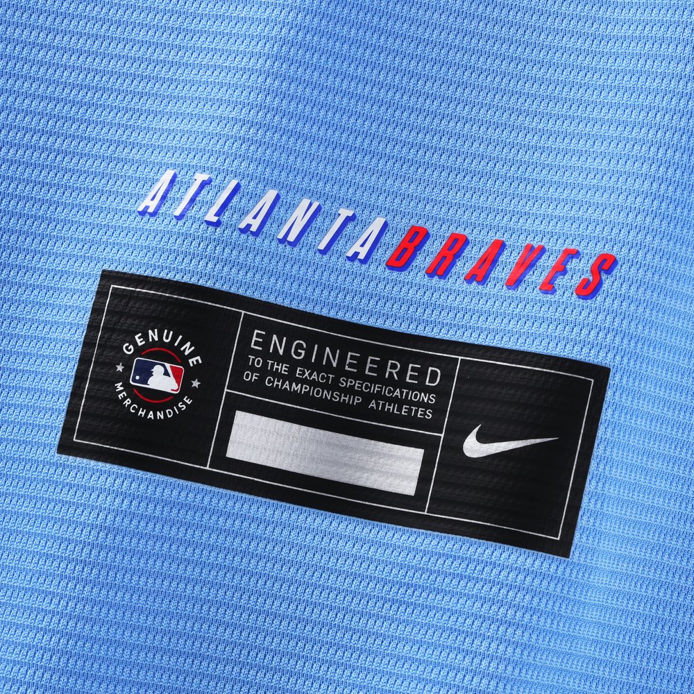 Spencer Strider Atlanta Braves 2026 City Connect Stadium Jersey - Powder Blue - Image 7