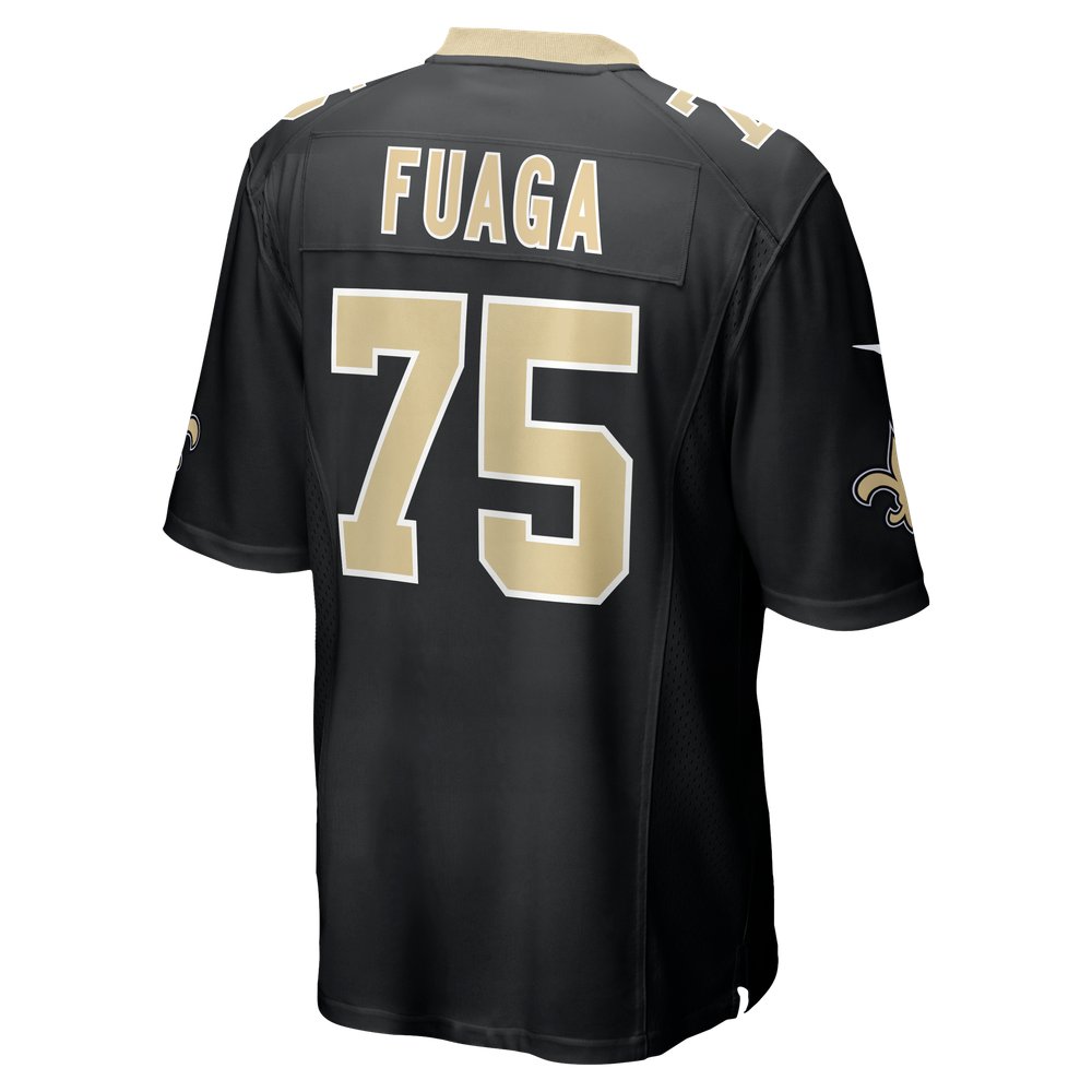 Taliese Fuaga New Orleans Saints Player Game Jersey - Black - Image 4