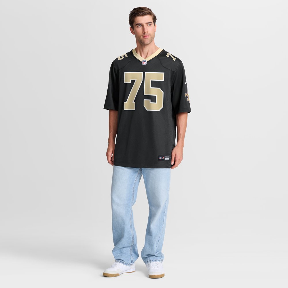 Taliese Fuaga New Orleans Saints Player Game Jersey - Black - Image 8