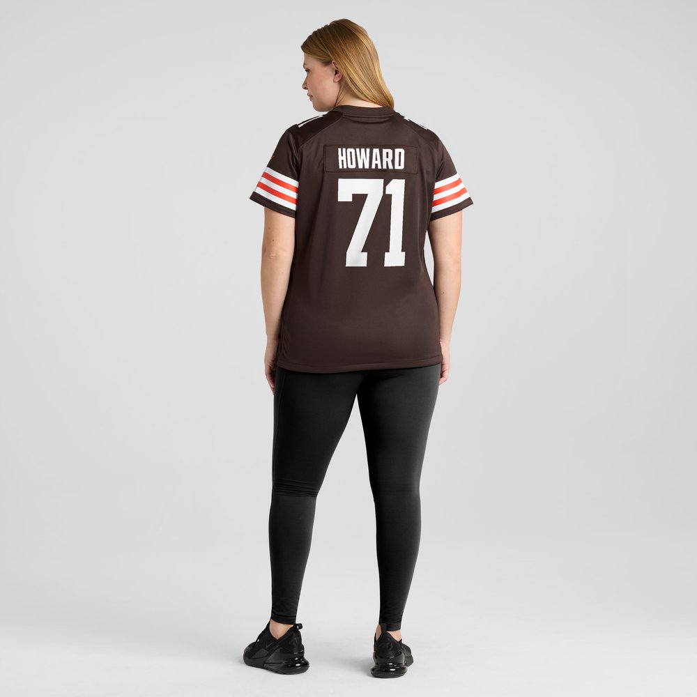 Tytus Howard Cleveland Browns Women's Team Game Jersey - Brown - Image 8